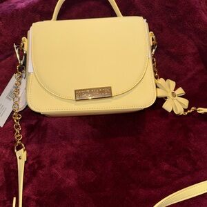 Steve Madden butter yellow crossbody bag